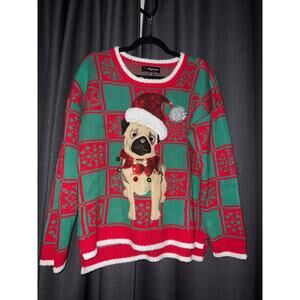 Ugly Christmas Sweater Xmas Size XXL Dog